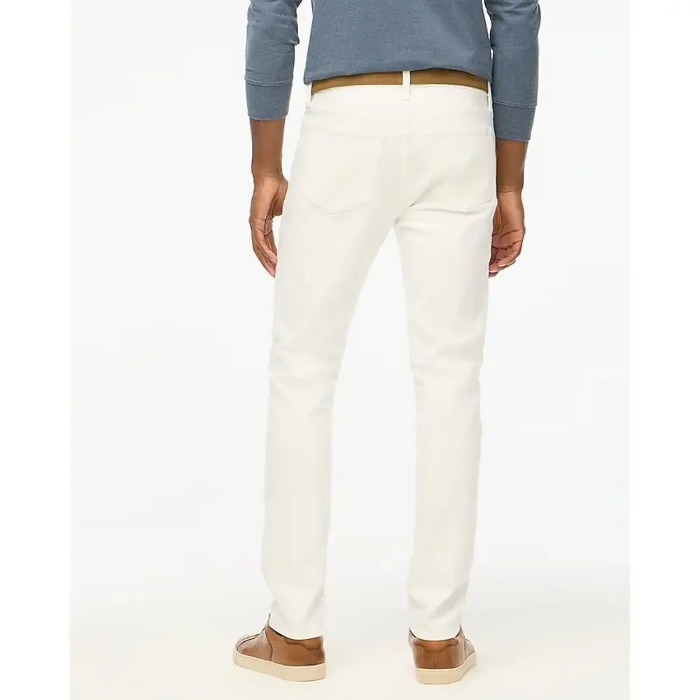 NWT J.Crew Slim-fit flex jean in white mens size 36x30 - Picture 2 of 6